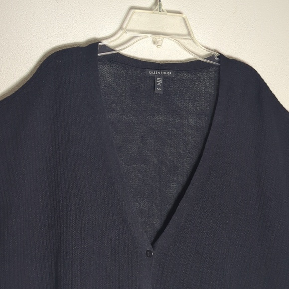 Eileen Fisher Womens Sweater Organic Linen Cotton Blend Quiet Luxury Neutral XL - Picture 2 of 8